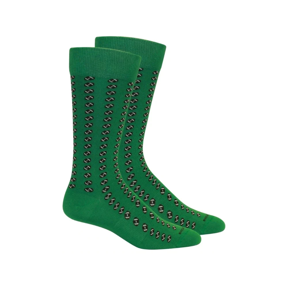 Brown Dog Socks Pigskin - Jolly Green