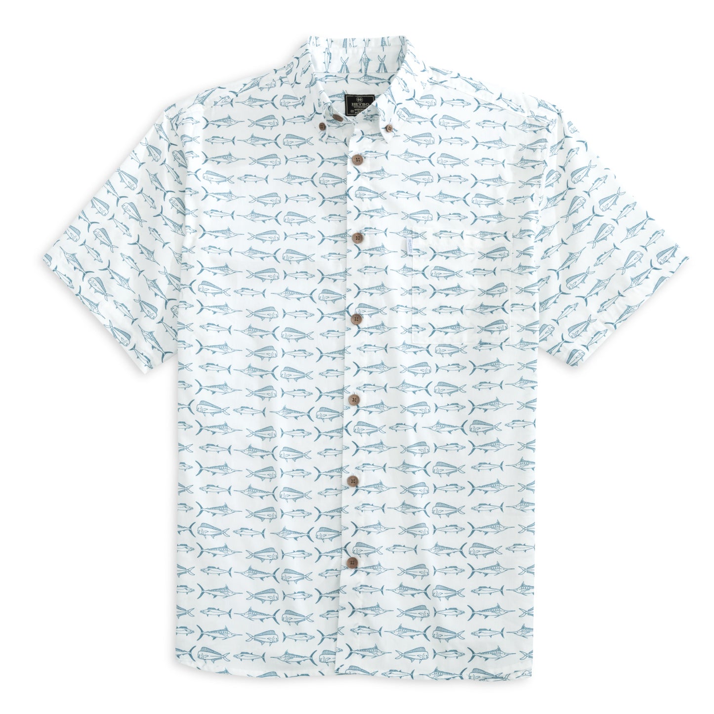 Heybo Island Hooper Button Up - Marlin Mahi Wahoo
