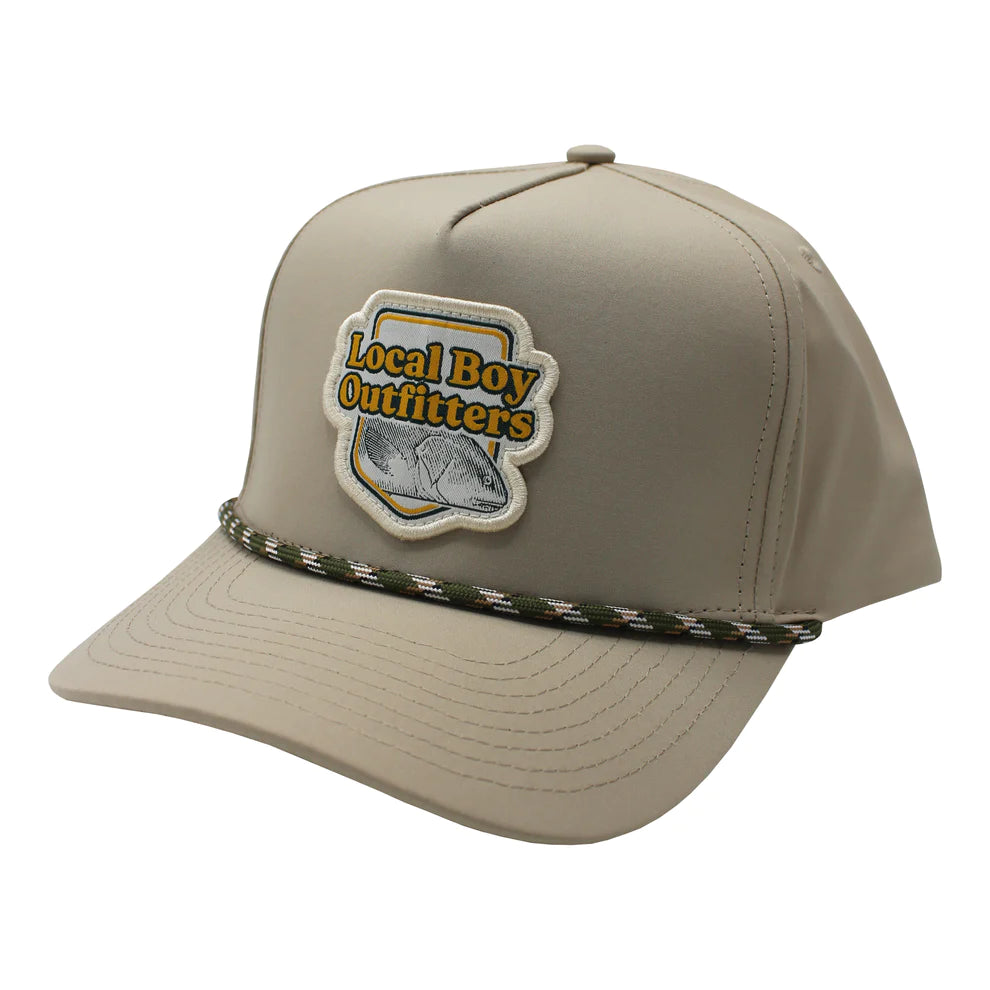 Local Boy Local IPA Rope Hat- Khaki