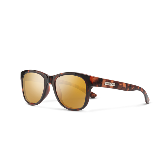 Suncloud Sunglasses Tortoise + Polarized Sienna Mirror Lens