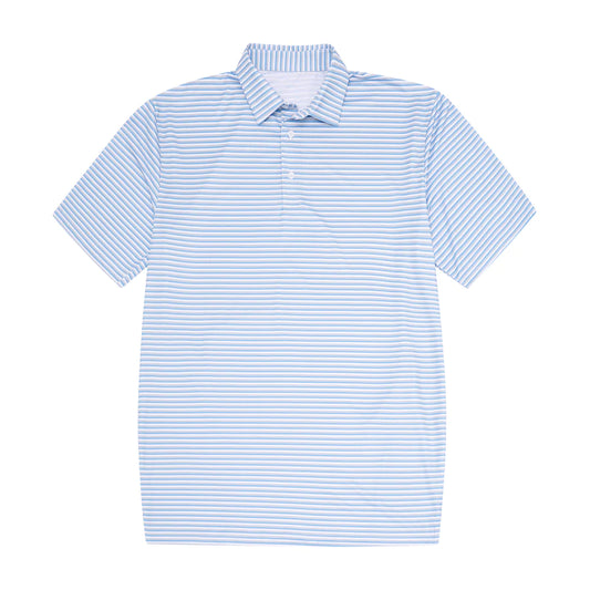 Meripex Blue/Grey/White Polo