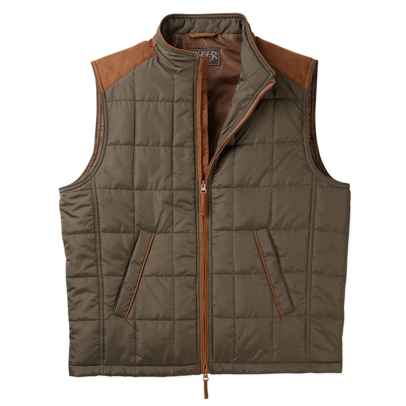 Madison Creek Outfitters Shelby Lightweight Nylon Quilted Vest - Loden