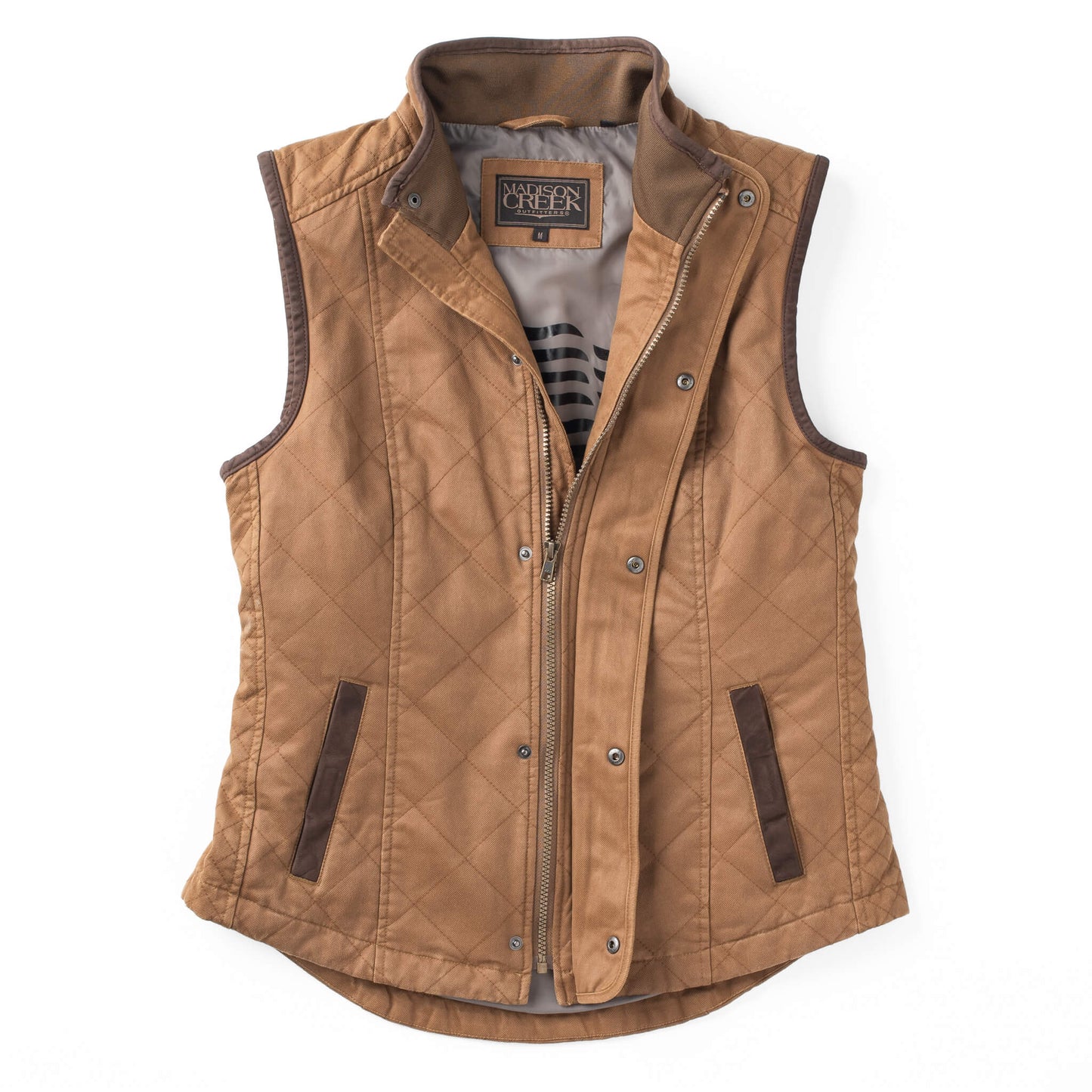 Madison Creek Outfitters Vista Twill Conceal Carry Vest -Tan