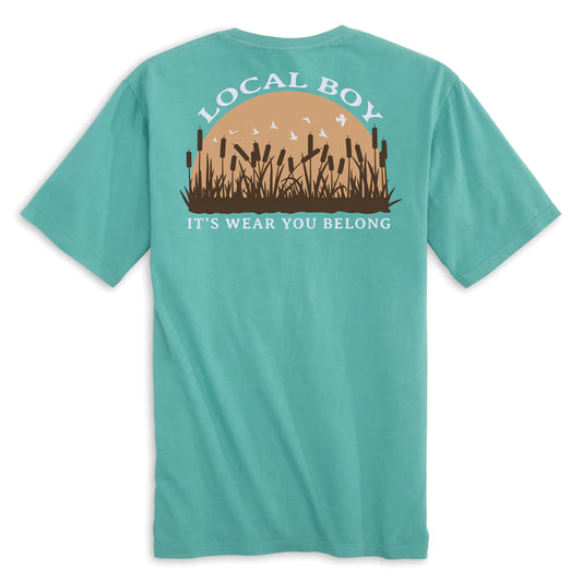 Local Boy Marsh Worn SS T-Shirt- Seafoam