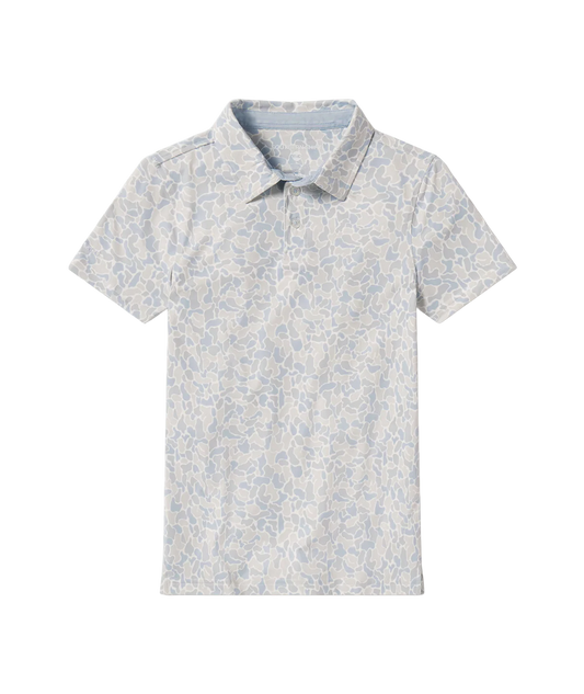 SSCO Youth Hunters Hideaway Printed Polo - Pale Drift