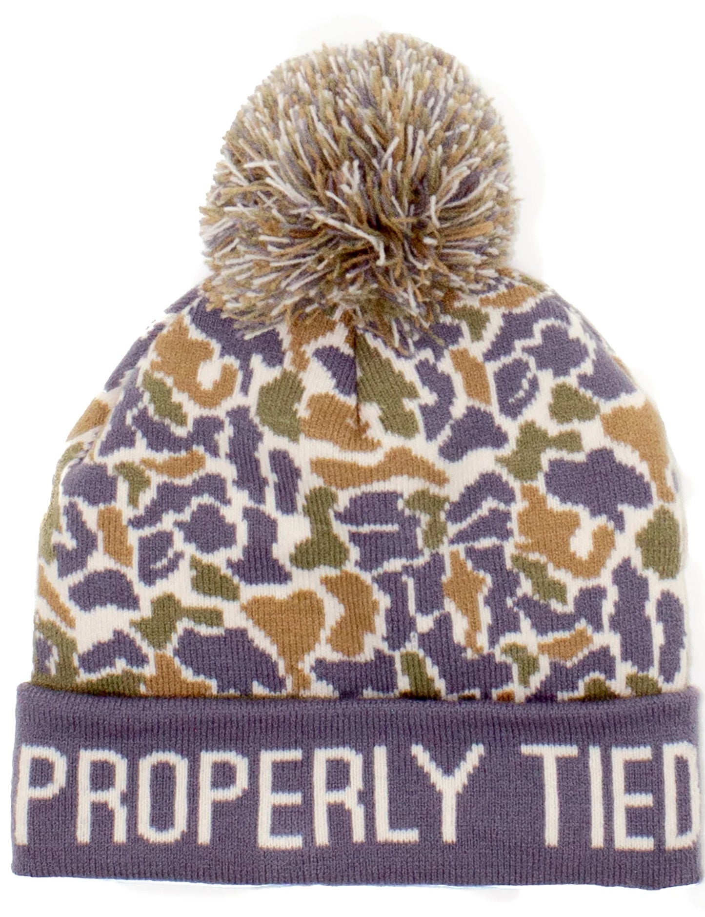 Properly Tied Youth Breck Beanie Field Camo