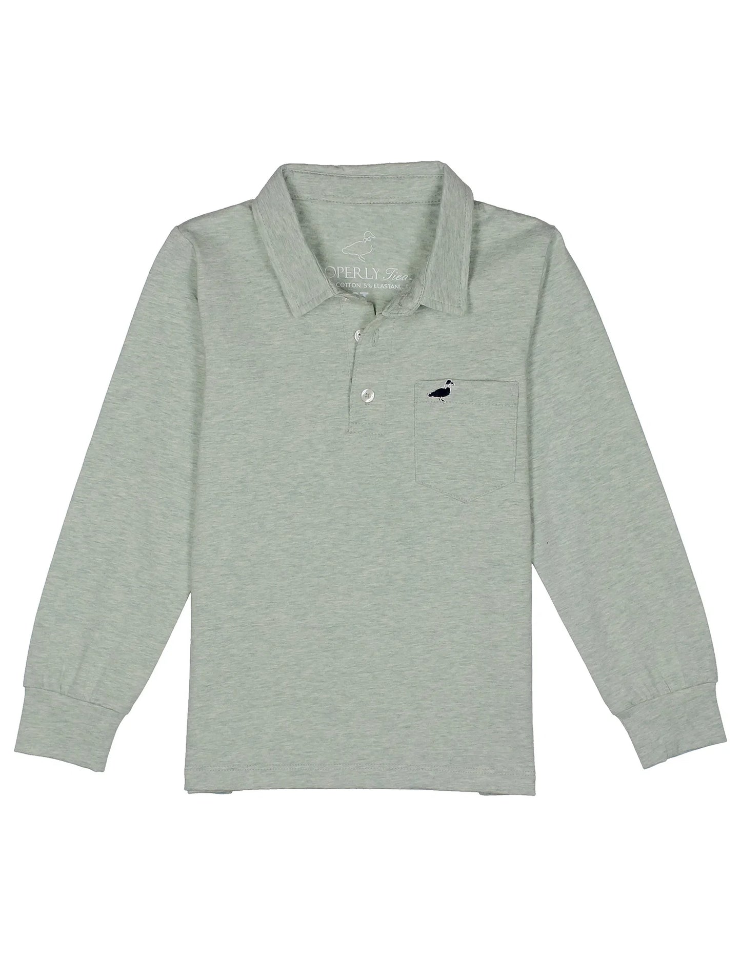 Properly Tied Harrison Pocket Polo SS Kudzu