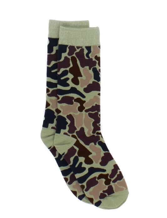 Properly Tied Lucky Duck Socks Vintage Camo