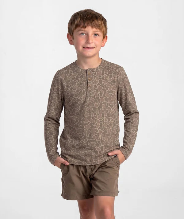 SSCO Boys Max Comfort Henley LS - Ranger