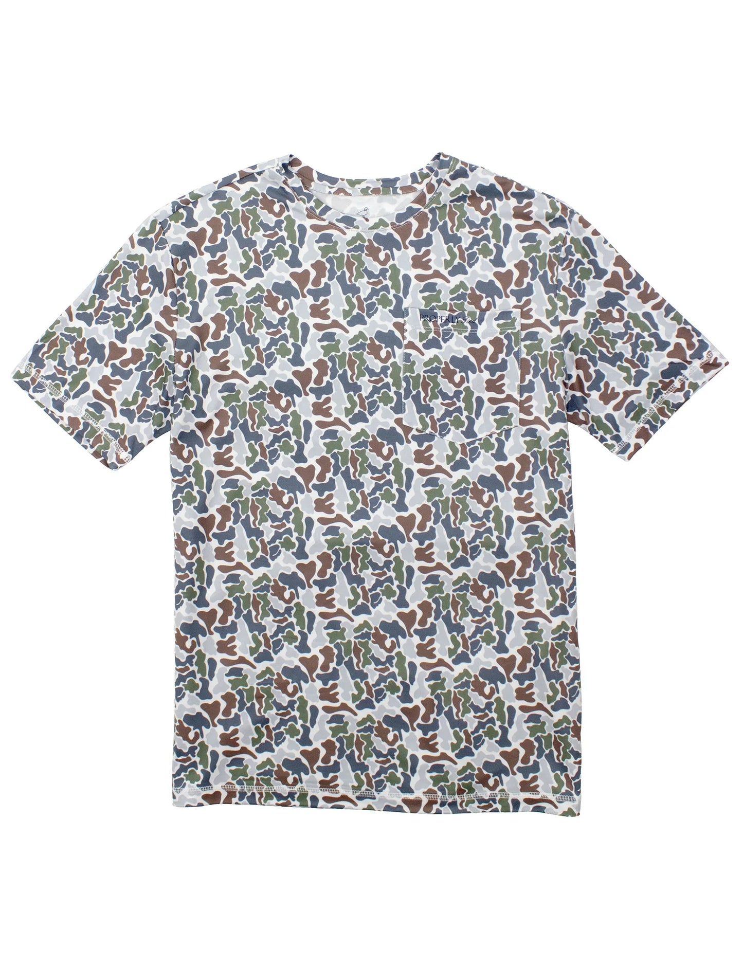Properly Tied Ravine Pocket Tee SS - Terra Camo