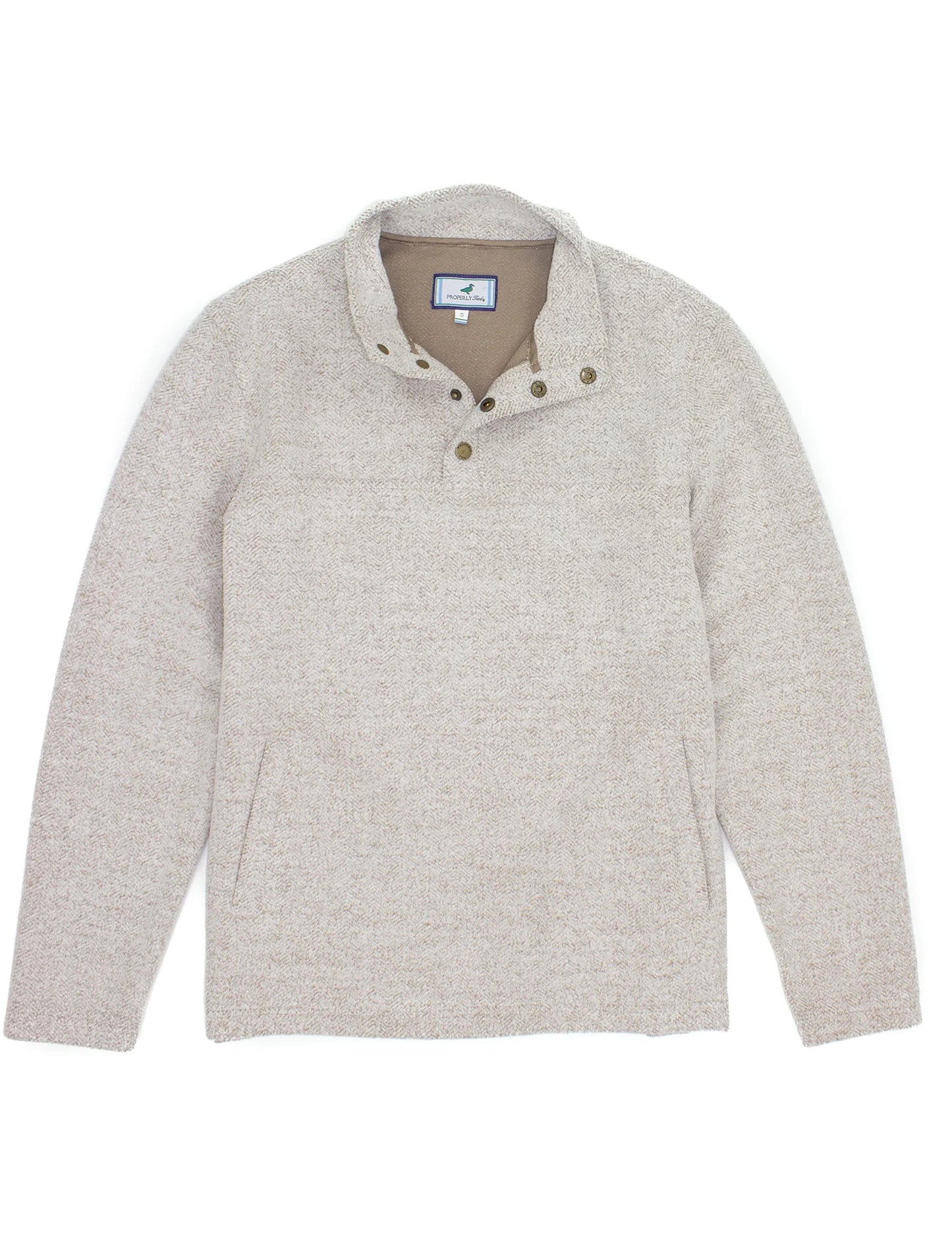 Properly Tied Upland Pullover - Cream