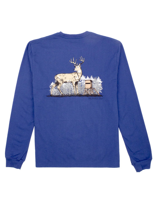 Properly Tied Youth Deer Season LS River Blue