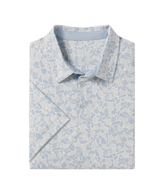 SSCO Hunters Hideaway Printed Polo - Pale Drift