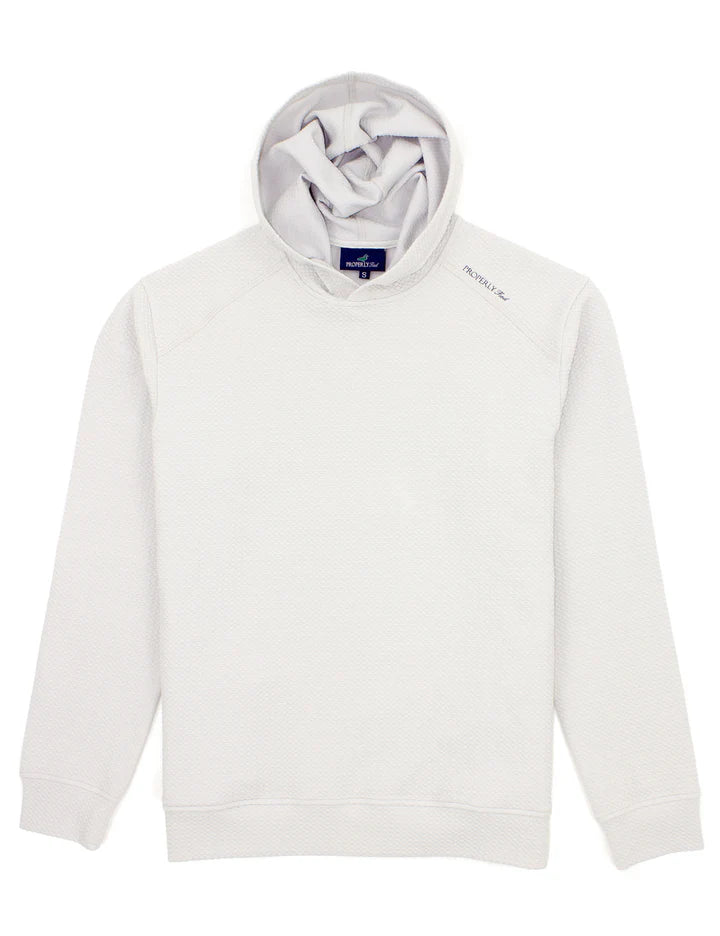 Properly Tied Palmetto Hoodie Ice Grey