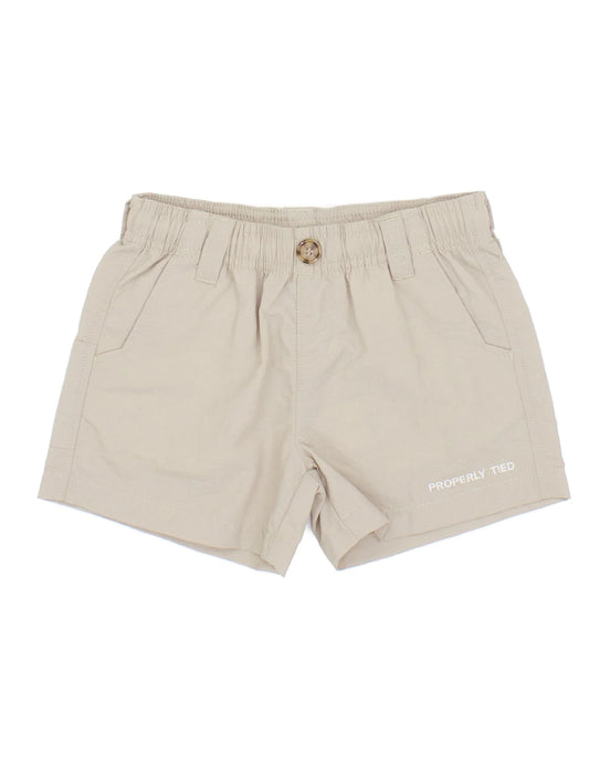 Properly Tied Boys Mallard Shorts - Khaki
