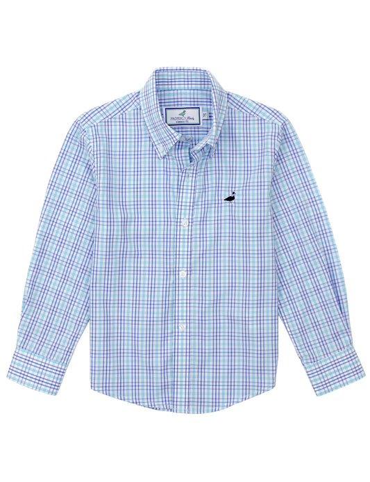 Properly Tied Boys Seasonal Sportshirt - Deane Check