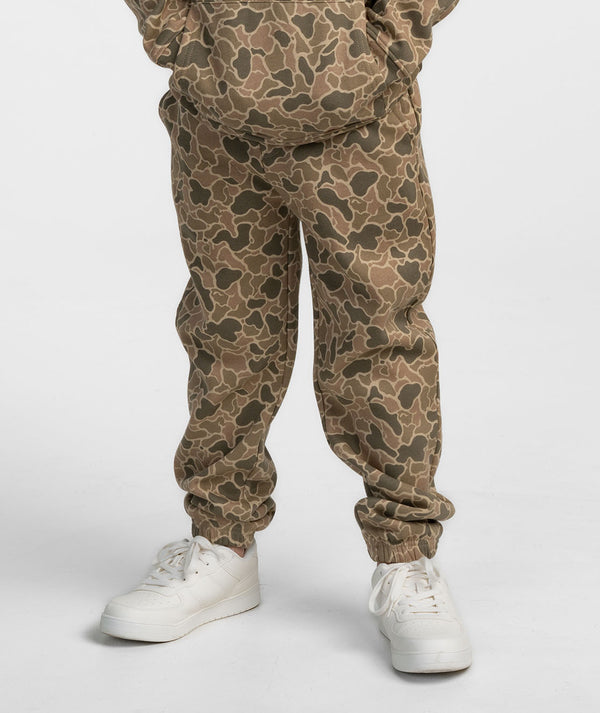 SSCO Boys Campfire Sweatpants - Deer Camo