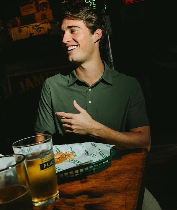SSCO Next Level Performance Polo - Moss