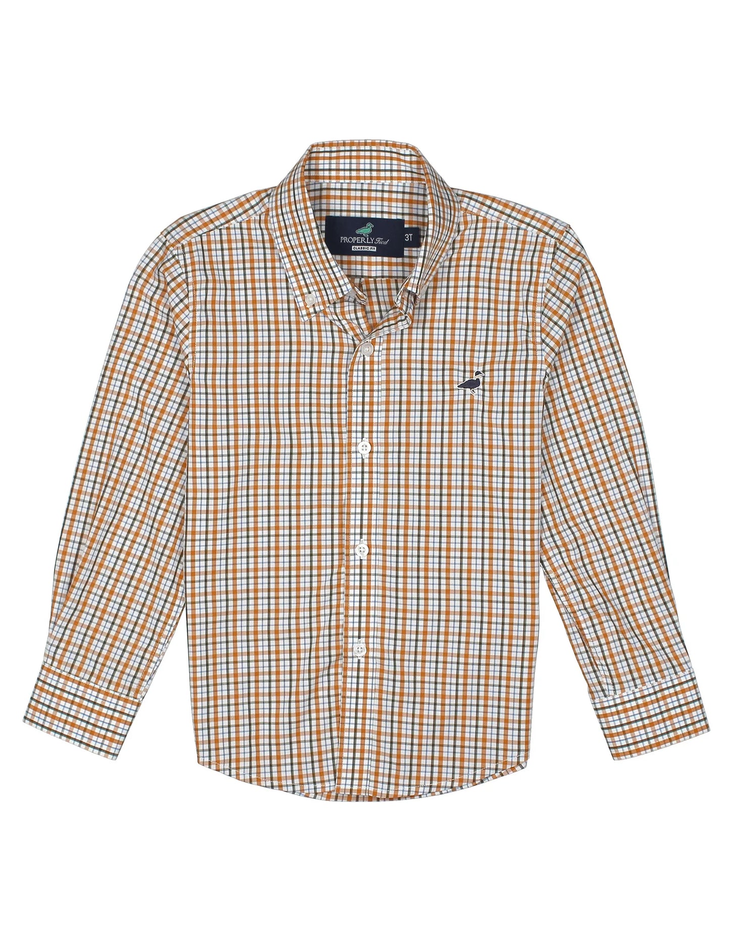 Properly Tied Boys Seasonal Sportshirt Maize