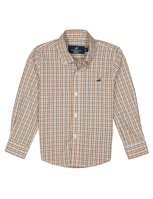 Properly Tied Boys Seasonal Sportshirt Maize