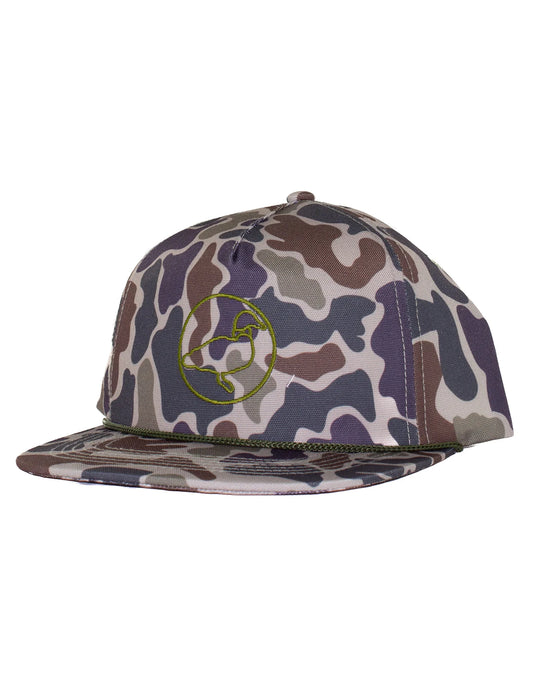 Properly Tied Youth Rope Hat - Vintage Camo