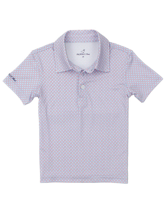 Properly Tied Boys Inlet Polo - Fastball