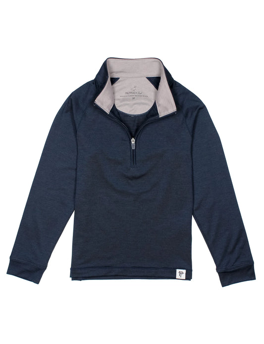 Properly Tied Boys Clubhouse Quarter Zip Navy