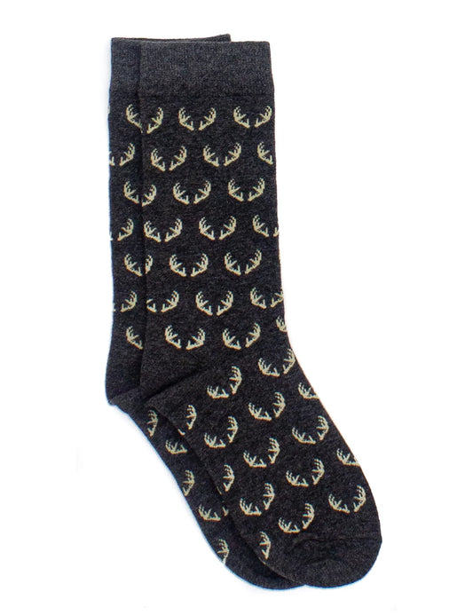 Properly Tied Lucky Duck Socks - Antlers