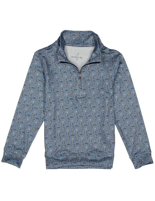 Properly Tied Boys Inlet Pullover Flock