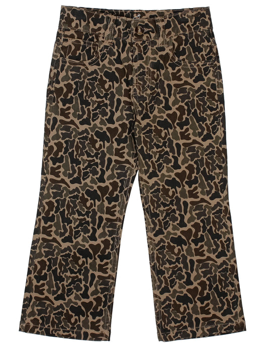 Properly Tied Boys Harvest Work Pant Vintage Camo
