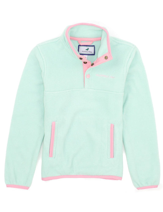 Properly Tied Girls Luna Pullover Beach Glass
