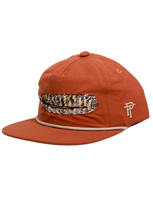 Properly Tied Boys Classic Rope Hat Turkey Feather