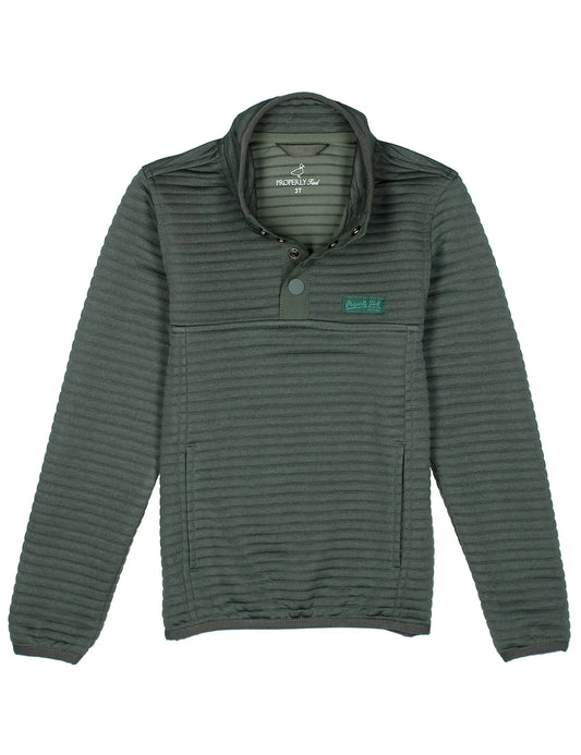 Properly Tied Boys Waypoint Pullover Cypress