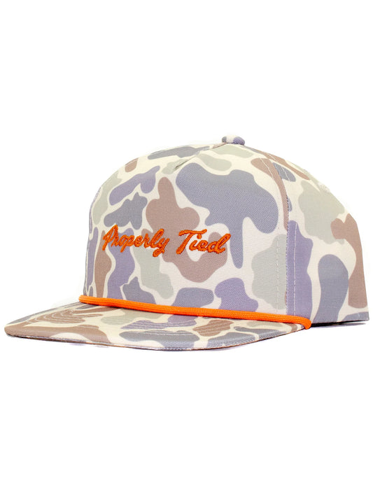Properly Tied Youth Sportsman Rope Hat - Field Camo