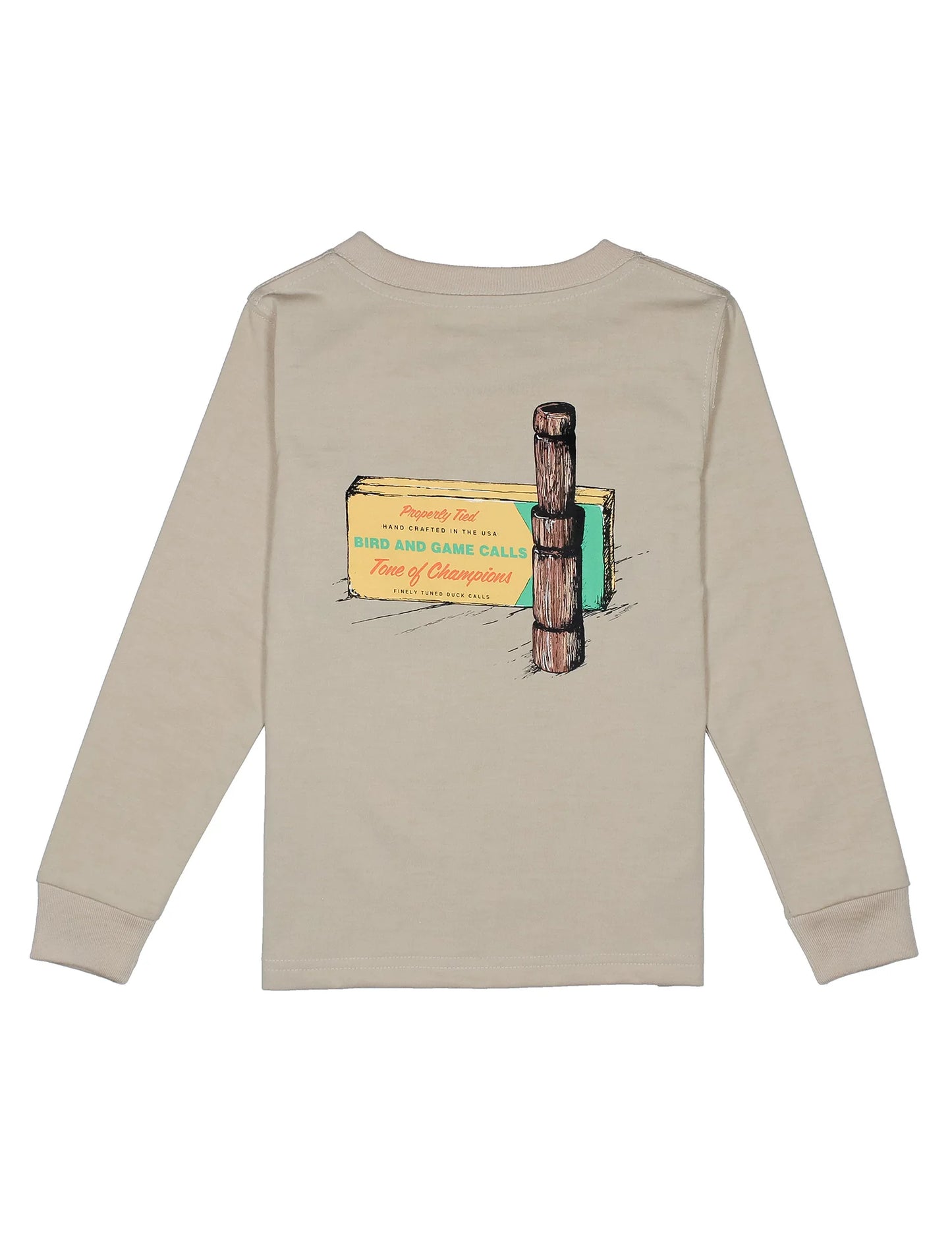 Properly Tied Boys Game Call LS - Linen