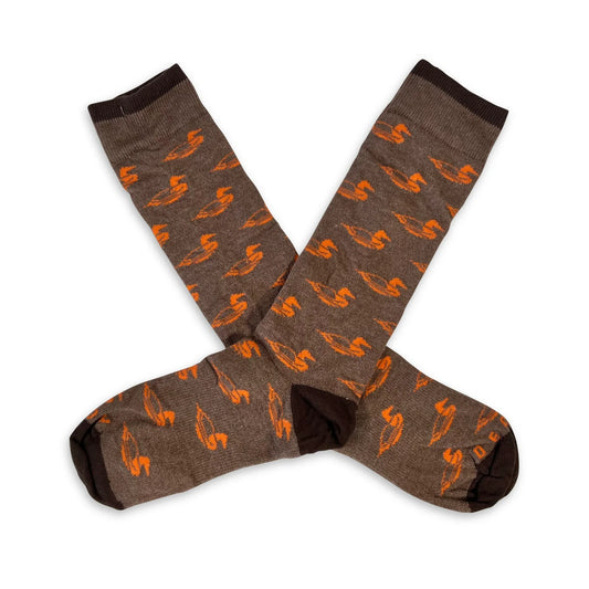 Dixie Decoys Logo Socks - Brown