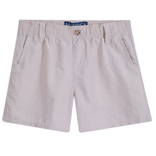 Meripex Youth Signature Shorts - Stone Khaki