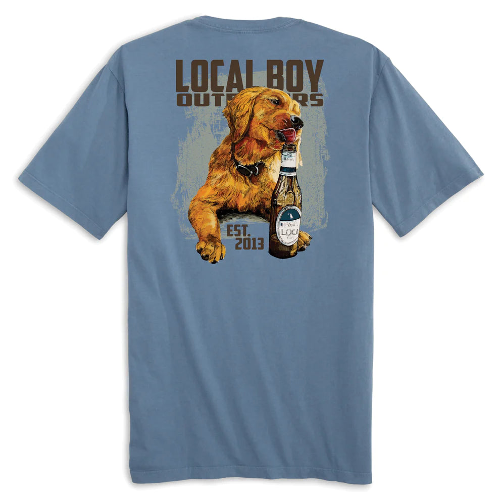 Local Boy Mich Lab SS T-Shirt- Slate