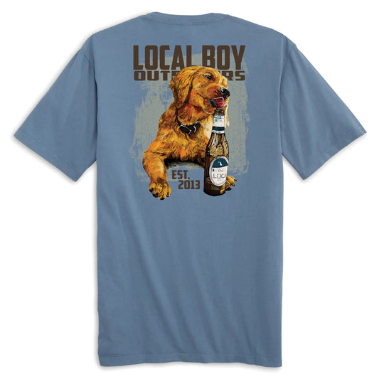 Local Boy Mich Lab SS T-Shirt- Slate