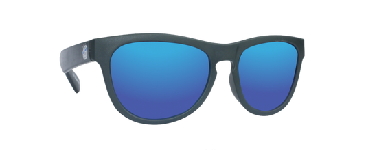 Mini Shades Classic (Age 3-7) Cool Grey Polarized Blue Mirror