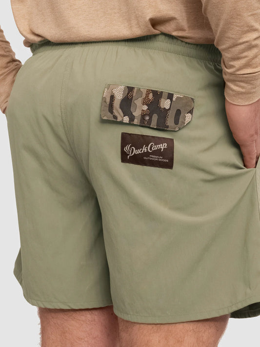 Duck Camp Scout Shorts 5" - Sagebrush