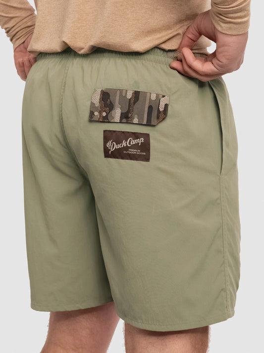 Duck Camp Scout Shorts 7"-  Sagebrush