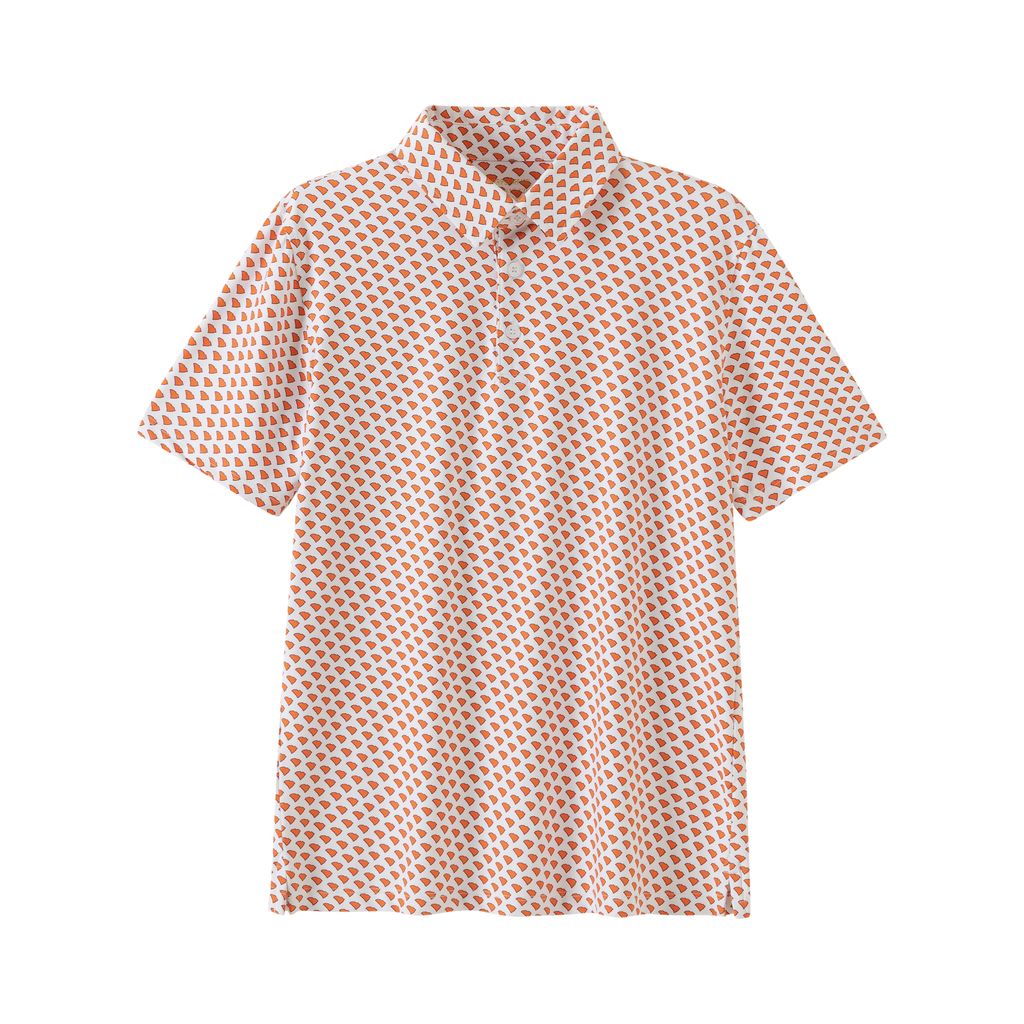 Meripex Performance Polo  SC Outline - Orange/Purple Boarder