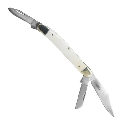 Sarge Amigo - White Bone 3 Blade Stockman