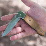 Sarge Bandit - Maple Burl Swift Assist Folder