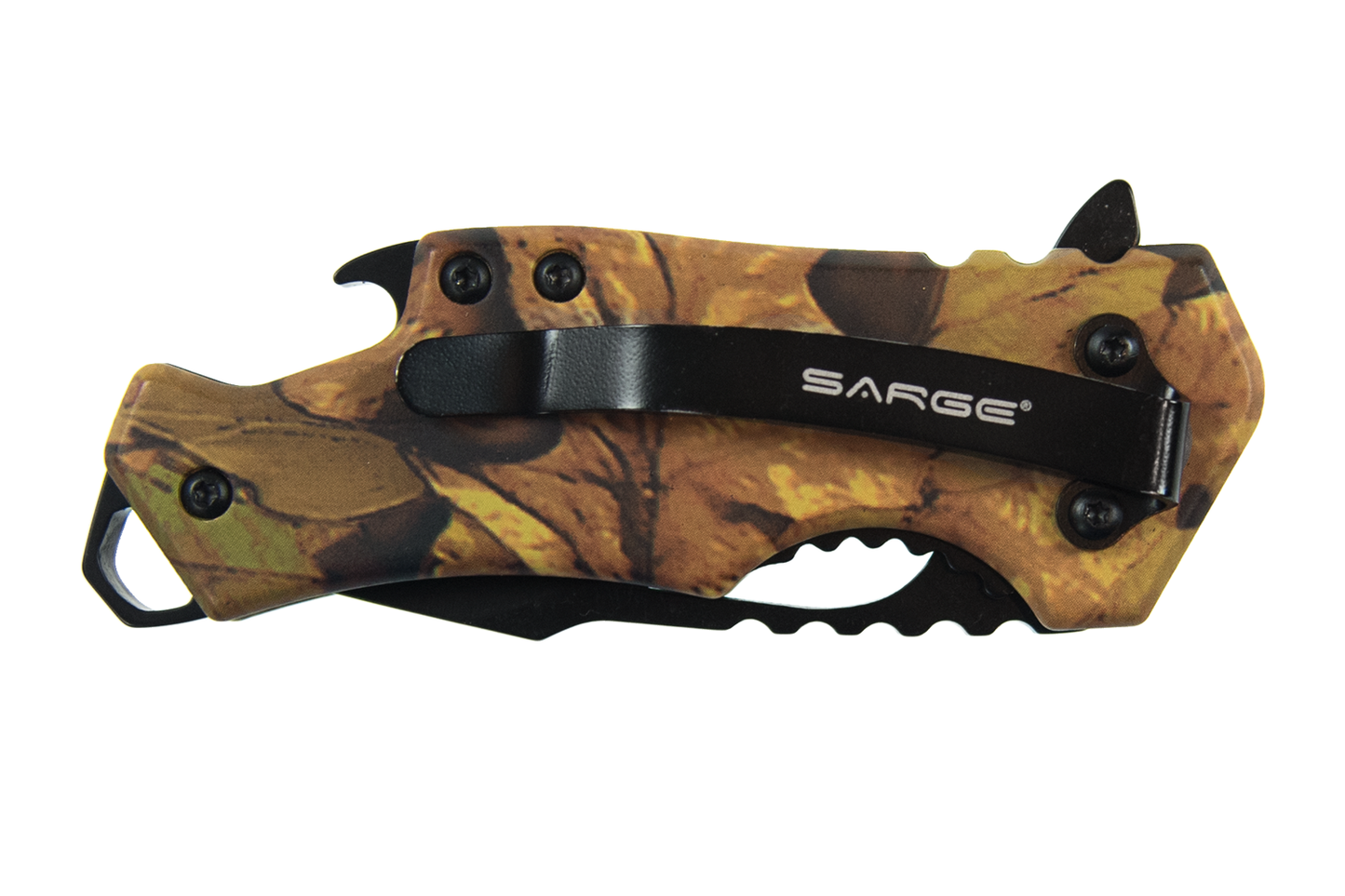 Sarge Camo Fuse - Knife & Bottle Opener