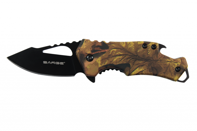 Sarge Camo Fuse - Knife & Bottle Opener