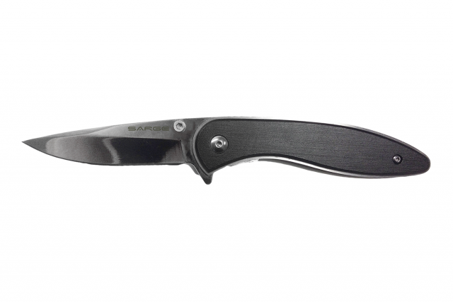 Sarge Hornet - Black Brushed Swift Assist Folder