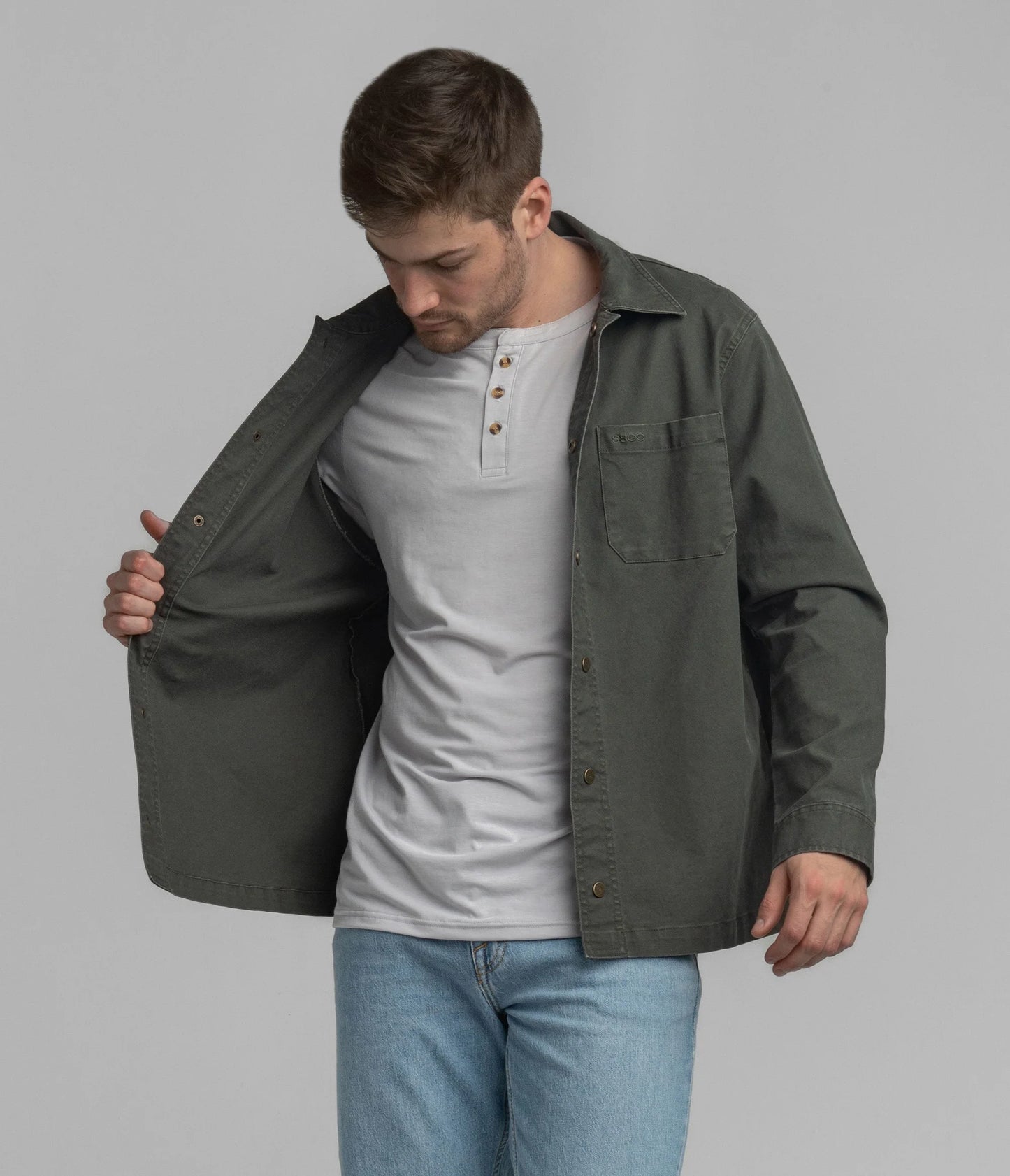 SSCO Desoto Canvas Jacket - Grape Leaf