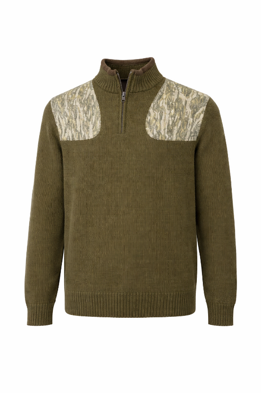 Heybo Uplander 1/4 Zip - Olive/Bottomland